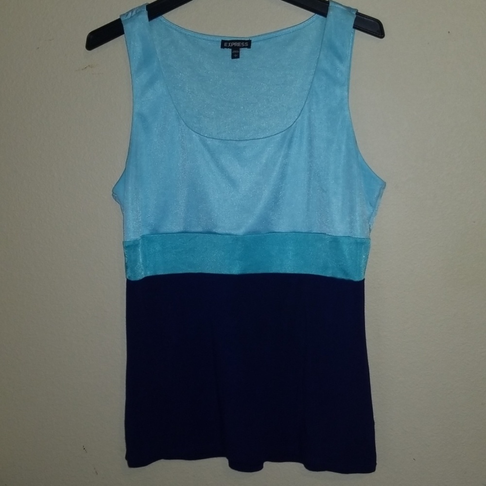 Express L color block top